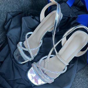 Silver heels